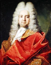 Portrait presumed to be a Self Portrait in Red Cloak